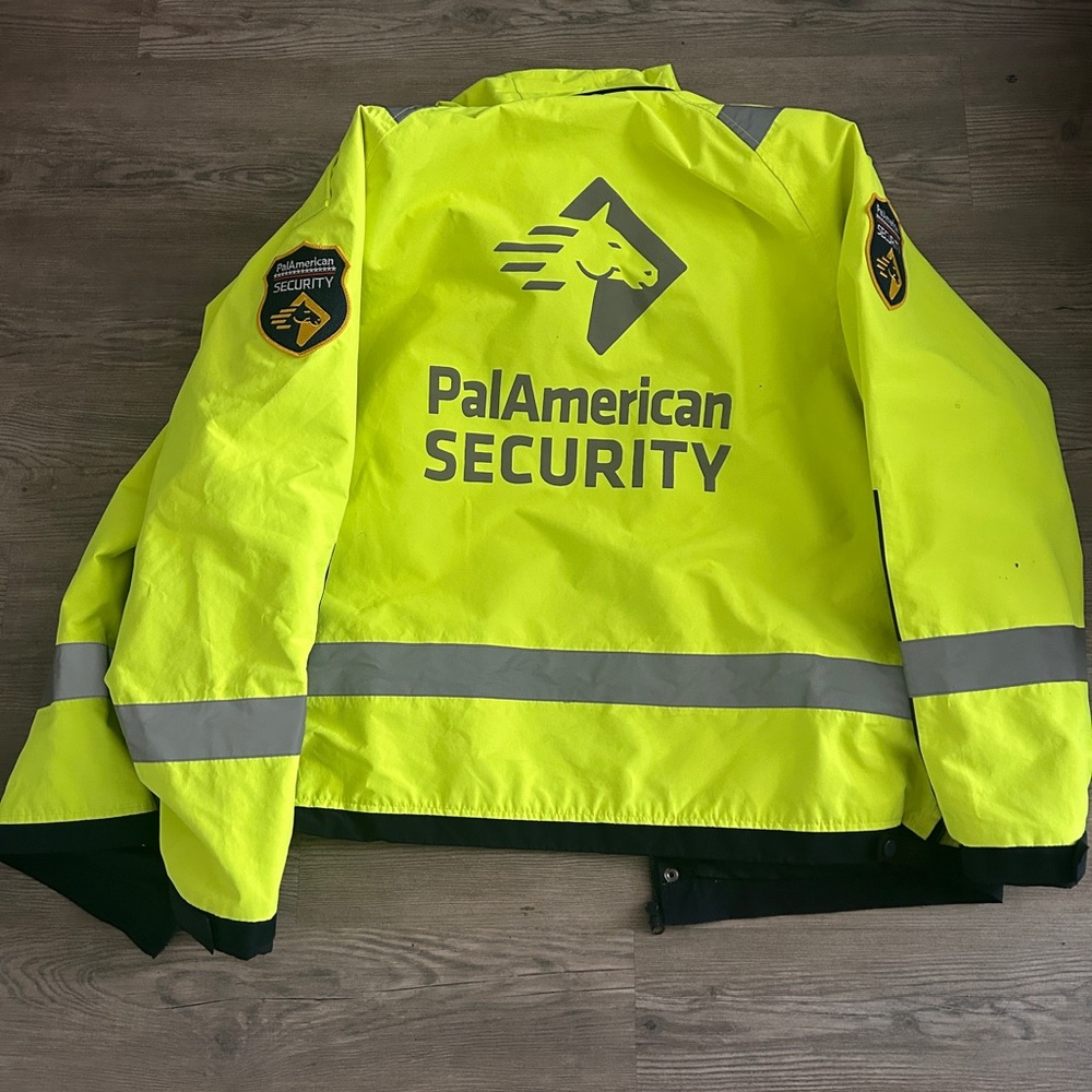 PalAmerican Security High-Visibility Safety Jacket - Neon Yellow